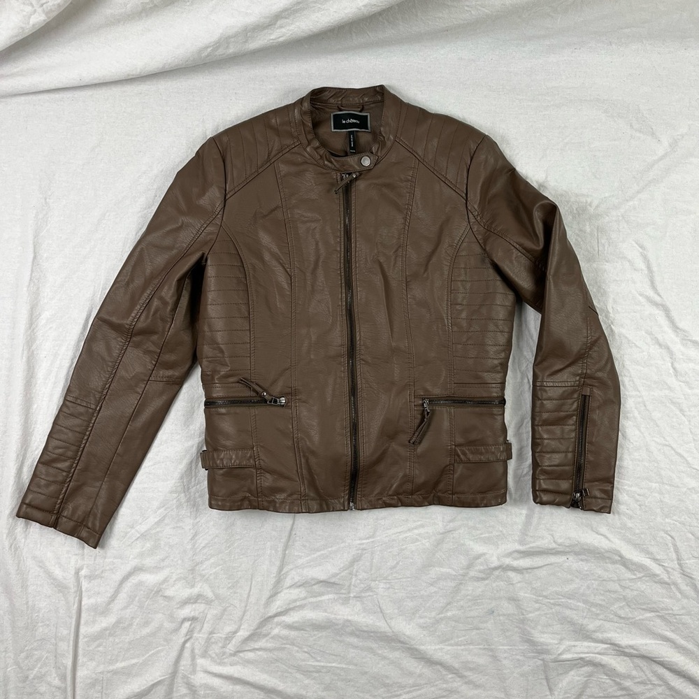 Vintage Le Chateau Faux Leather Jacket | XL